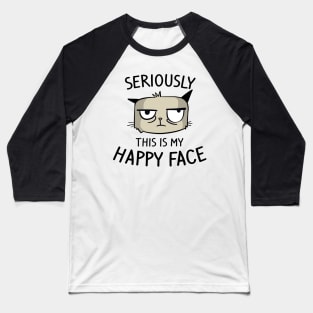 this is my happy face Baseball T-Shirt